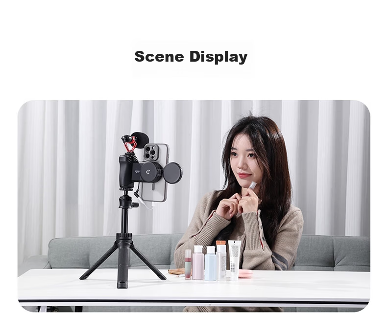 Ulanzi MA35 Magnetic Bluetooth Remote Shutter Handheld Stabilizer for Phone Photography Video Vlog Selfie Anti-Shake Travel Shooting Tool 13