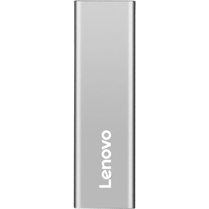 Lenovo 512GB Portable SSD PSSD ZX1 Type-C USB 3.1 Dual Interface 560MB/s Read Speed Mobile and PC Silver