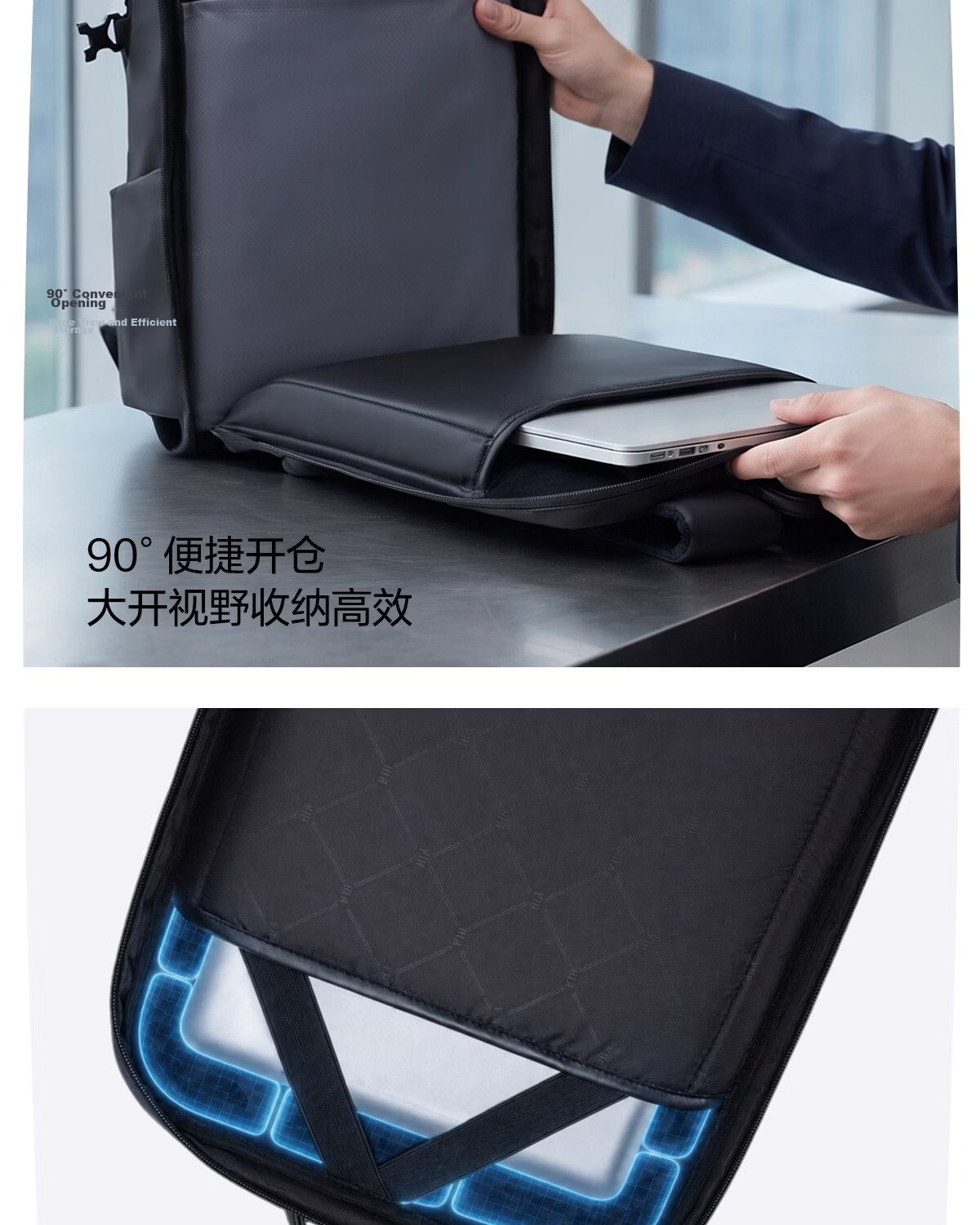HLA Men's Backpack Business Travel Commuter Large Capacity Laptop Bag Sports Bag 2026 New Model 11