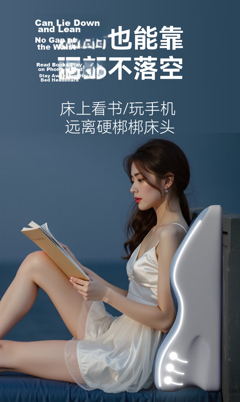 Yu Zhaolin Multifunctional Prone Sleeping Pillow Bed Backrest Cushion Adult Mobile Phone Pillow Prone Pillow Bedroom Companion Cushion 8