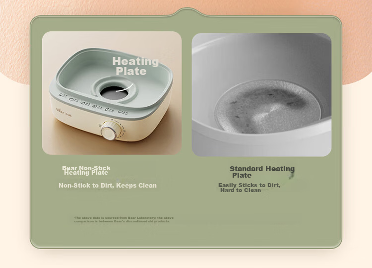 Bear Egg Cooker Steamer Automatic Power-Off Breakfast Steamer Timer Reservation Small Single-Use Non-Coated Stainless Steel Light Food Machine ZDQ-F12G3 15