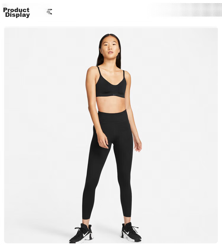 Nike Women's Minimalist Bra Sportswear DM0527-010 Black SA-C 2