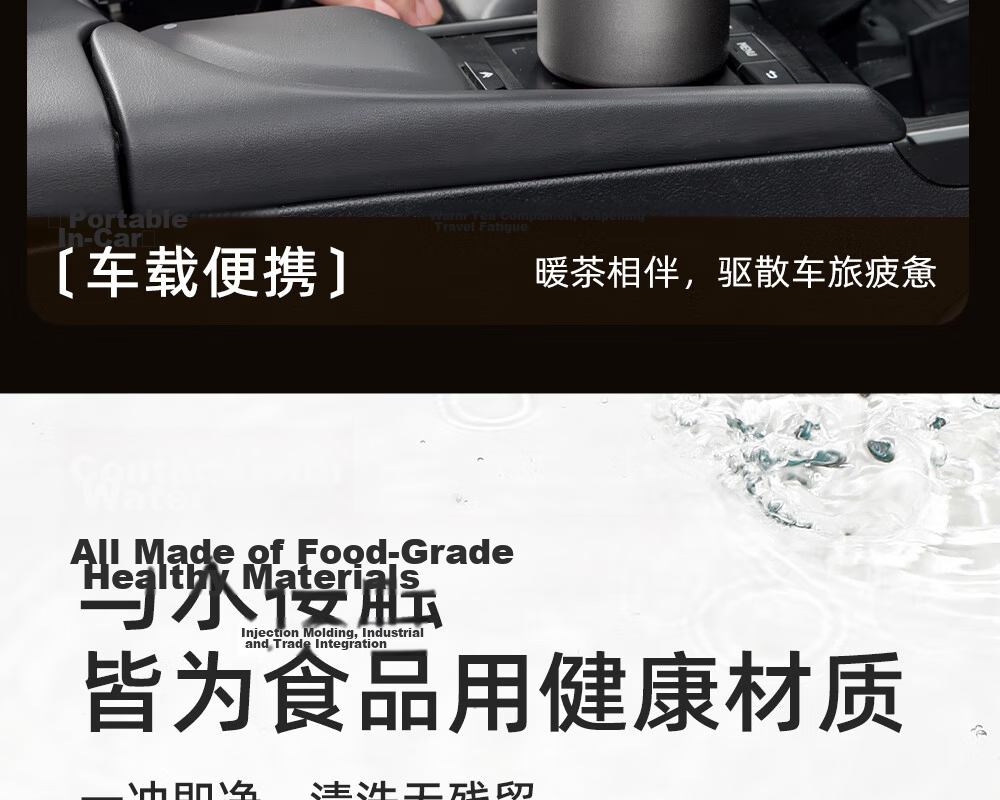 Fuguang Insulated Tea Separation Brewing Cup 316L Stainless Steel Business Office Water Bottle Gift for Men and Women 32