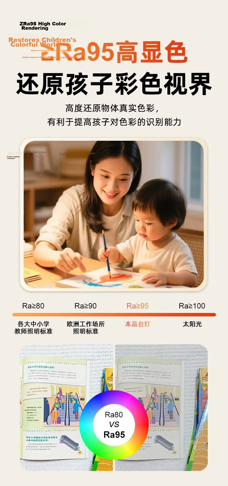 Jingqian Fan Desk Lamp Eye Protection Student Study Lamp Children's Desk Reading Lamp Office Writing Desk Lamp 12