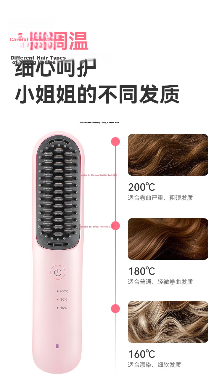 JD Jingzao S1 Straight and Curl Dual-Use Hair Curler for Men 2 Billion Negative Ions Volumizing Flat Iron Hair Styling Tool 13MM Ultra-Narrow Plate Cool Black Gift for Boyfriend 10