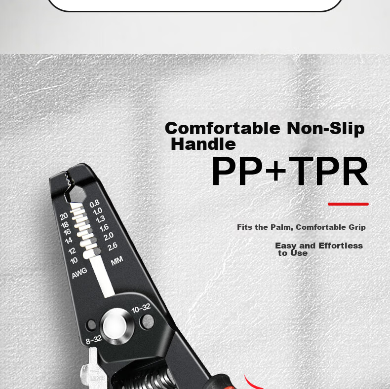 Deli Four-In Automatic Wire Stripper, 7.5 Inch, Labor-Saving, Multifunctional Electrician Pliers, Automatic 15