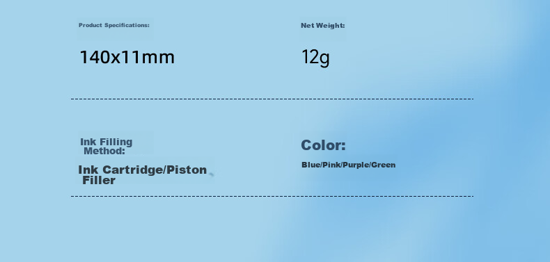 HERO P320 Fountain Pen, Xingqi Cang Ergonomic Push-Button Fountain Pen for Third Grade Elementary School Students' Handwriting Practice, Iridium Nib, Starlight Blue, EF Extra Fine Nib 16