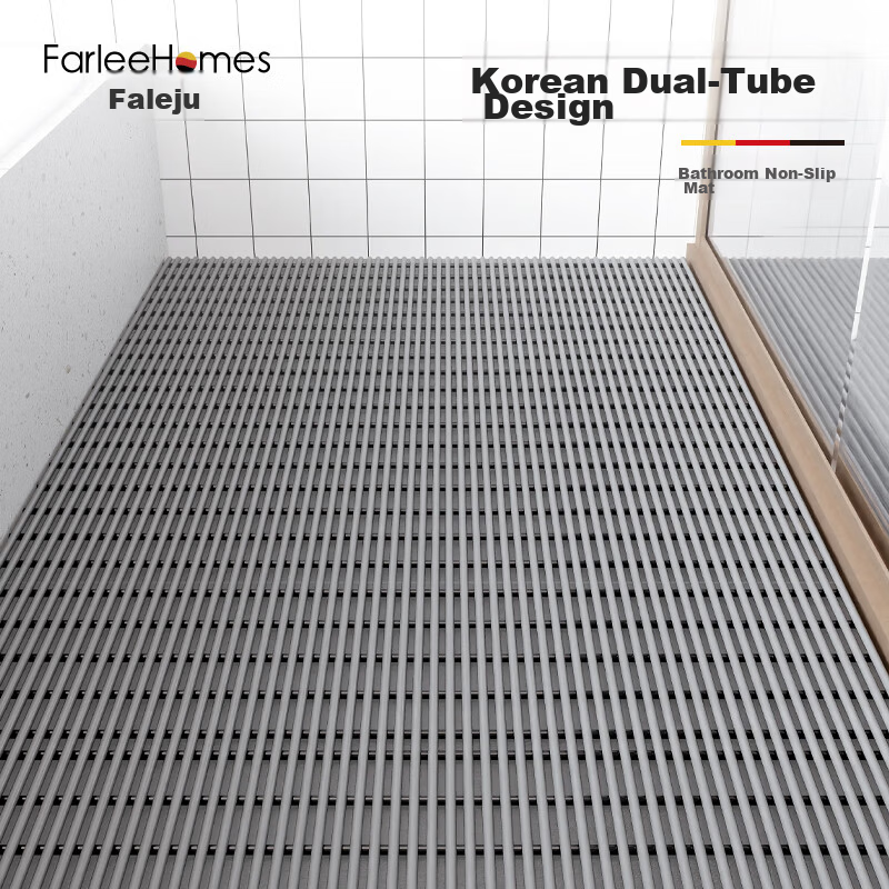 FARLEEHOMES Bathroom Non-Slip Mat Shower Anti-Slip Floor Mat Large Size Toilet Anti-Skid Foot Pad