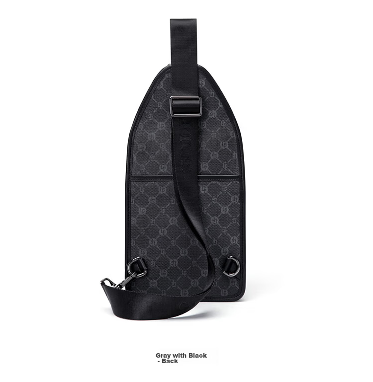 GOLF Men's Large Capacity Chest Bag Printed Crossbody Shoulder Bag Casual Business Small Backpack Phone Bag Trendy Sports Bag 18