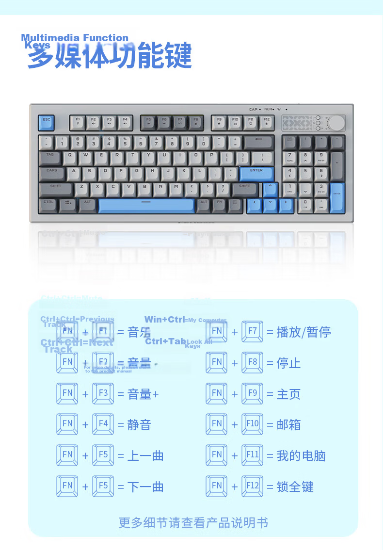 Lenovo Xiaoxin K1P Quiet Wireless 98-Key Keyboard And Mouse Combo, Jelly Touch Mechanical Rebound, Multi-Key Shortcuts, 3-Level DPI, Windows Compatible, Moon White 10