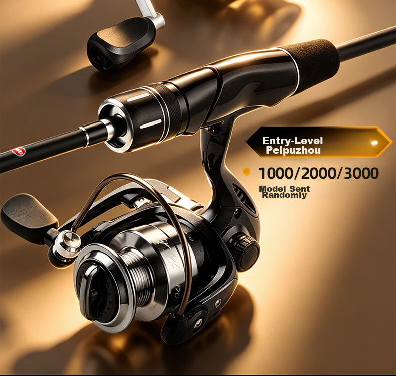 GW Fishing Rod, Versatile Lure Rod, 1.8 Meters, Tianzun Left-Handed Water Drop Reel, Lure Set, Gun Handle, Lure Rod, Fishing Pole, Fishing Tackle 18