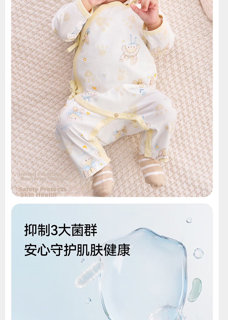 YEEHOO Baby Clothes, Newborn Onesie, Children's Clothing, Infant Summer Thin Outfit 4
