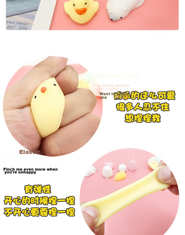 Huashimeng, Eye-Popping Dragon Squeeze Toy, Cute Stress-Relief Stationery Doll Toy Gift for Childre 9