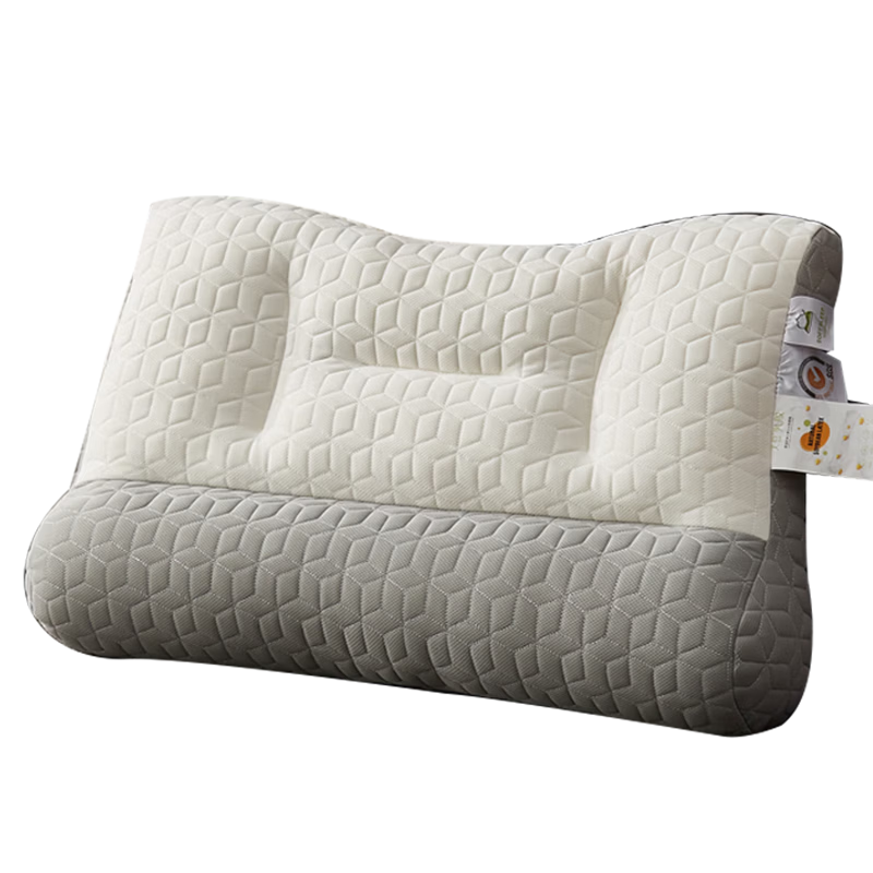 Huadn Cervical Pillow Neck Support Pillow for Cervical Spondylosis Deep Sleep Special Pillow for Students and Adults Summer Single Pillow Core