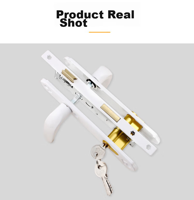 Auburn Handle Lock Plastic Steel Door Lock Swing Door Lock Glass Door Lock Home Office Entrance Door Lock 8525 11