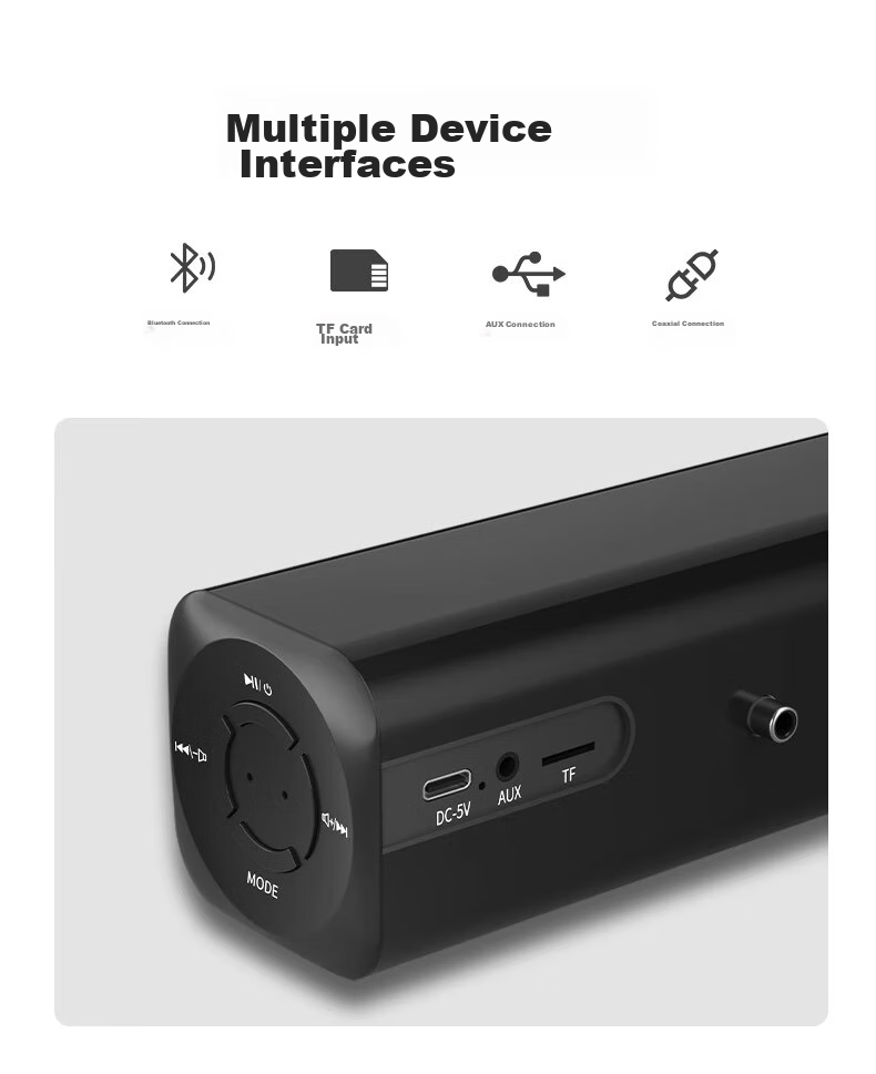 Newmine U5PLUS TV Soundbar, Home Theater System, Living Room Wireless Bluetooth Speaker, Subwoofer, Surround Soundbar, Computer Speakers, PS5 Compatible 8