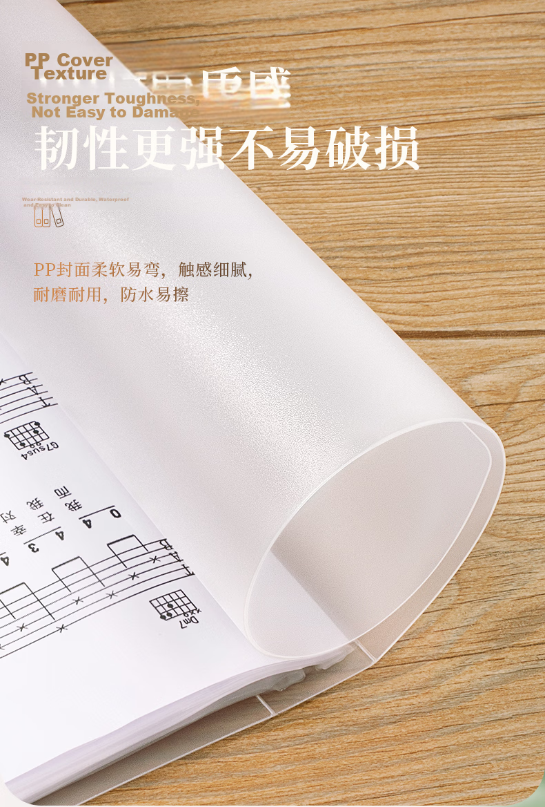 Jindeli A4 Document Folder, 60 Pages, File Organizer, Certificate Collection Folder, Maternity Checkup Report Organizer, File Folder with Insert Pockets, Sheet Music Holder, Transparent CF836 9