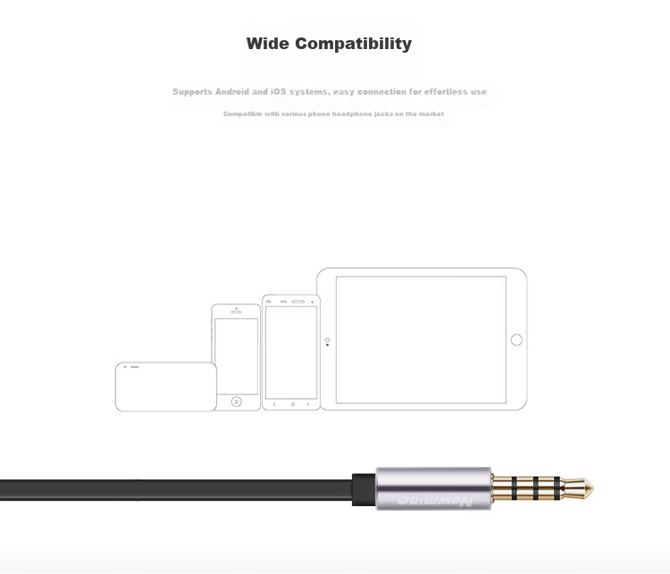 Newman (Newmine) MX660 Metal In-Ear Wired Music Phone Earphones with Remote Control Earphones 3.5mm for Apple Android Computer Tablet Iron Grey 9