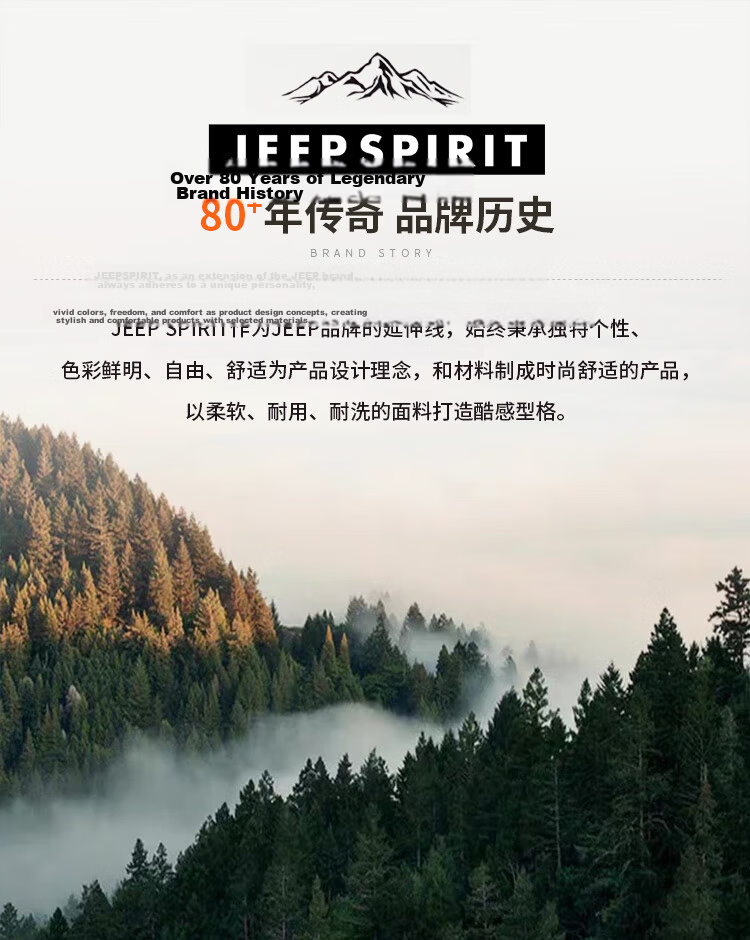 JEEP SPIRIT Men's Autumn Crew Neck Long Sleeve T-Shirt Loose Waffle Knit Base Shirt Gray M 22