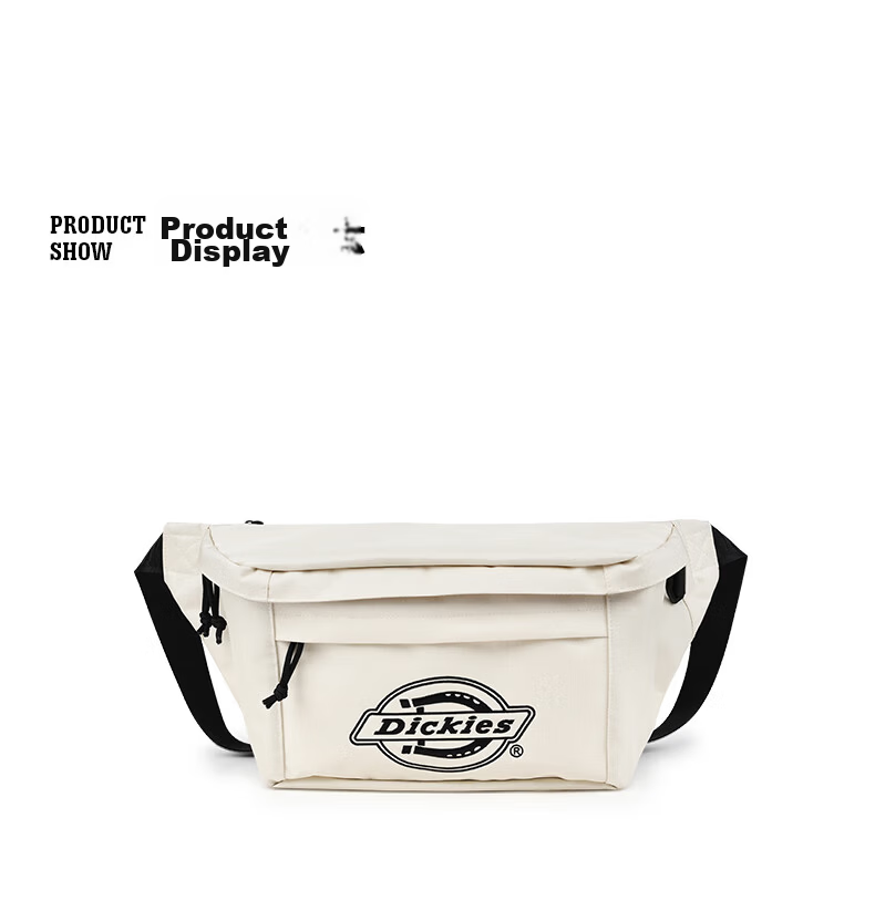 Dickies Men's Crossbody Bag DK Casual Sports Bag Campus Student Canvas Chest Bag Lightweight Cycling Waist Bag Large Capacity Storage Bag 20