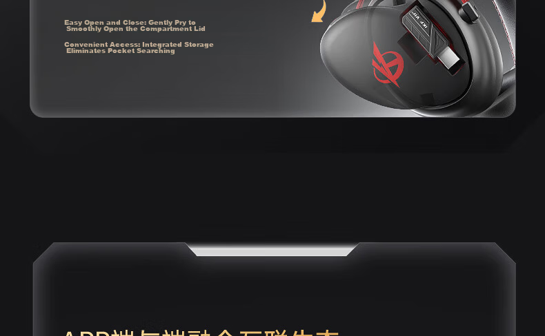 IKF V11 Max Quad-Mode Gaming Headset, Over-Ear Wireless E-Sports 7.1 Sound Field, Bluetooth Wired FPS Smart Driver, Triangular Unyielding Contract Position Audio, Navy Gree 19