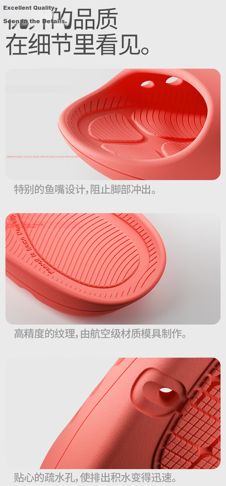 KENROLL Unisex Professional Non-Slip Lightweight Breathable Home Bathroom Shower Slippers Sakura Pink 39-40 (250mm) 9