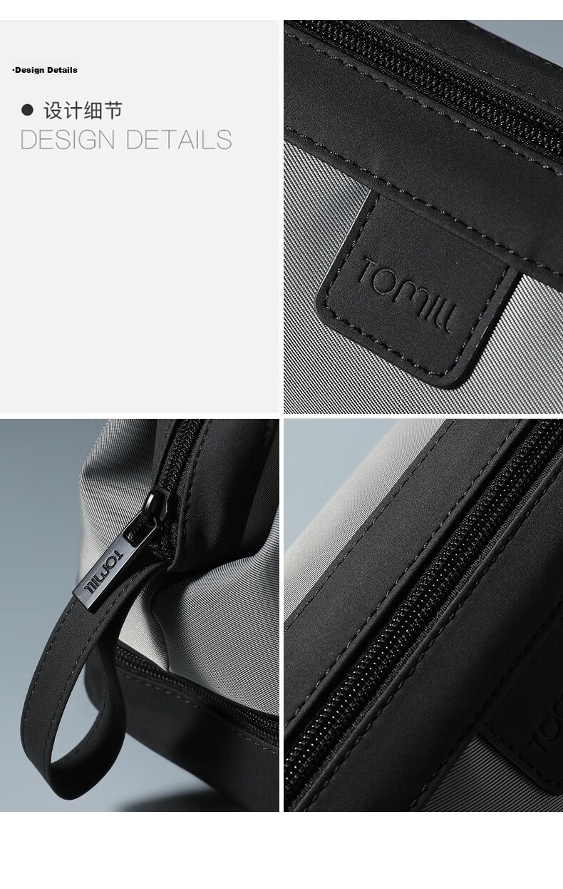 ToMill Men's Travel Toiletry Bag Essential Business Trip Organizer Waterproof Large Capacity Toiletry Pouch with Wet and Dry Separation 18