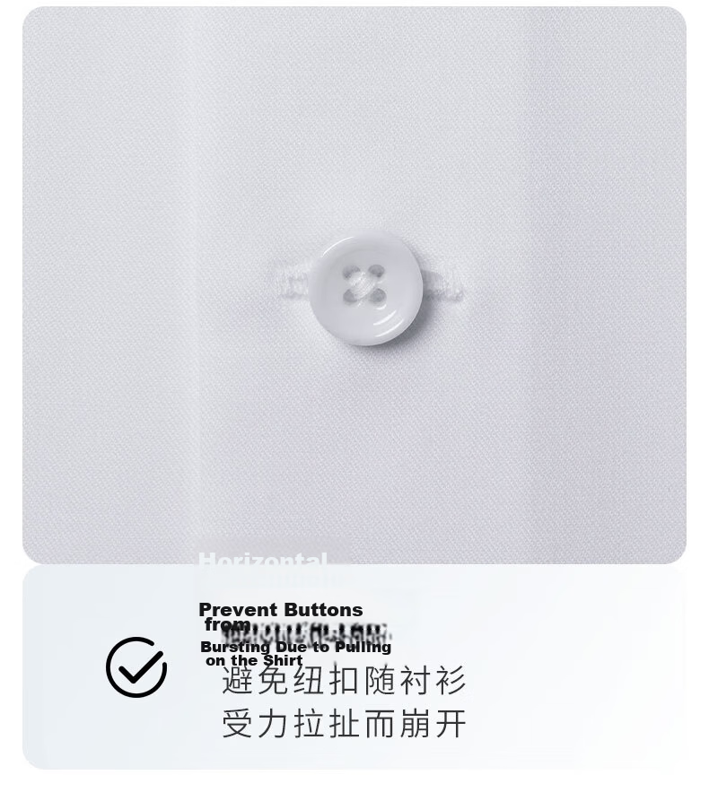 Goldlion [5A Antibacterial/Wrinkle-Resistant/Modal] Spring Summer Formal Long Sleeve Shirt Men Solid Color Easy Care White Shirt 20