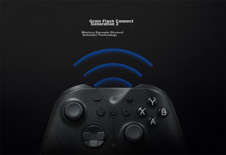 GuliKit Guli ES Pro Wireless Gaming Controller for Switch 2 with One-Key Wake-up, Compatible with Android, Apple, PC, Steam, TMR Joystick, Linear Type, Xbox Horizon 6 4