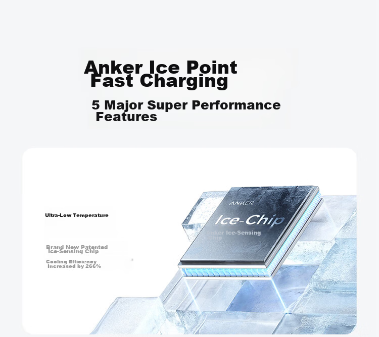 ANKER 30W Ice Point Charger Apple 17W Type-C PD Fast Charging GaN Adapter for iPhone 16 Pro Max 15/14 Apple iPhone iPad Plug Blue 5