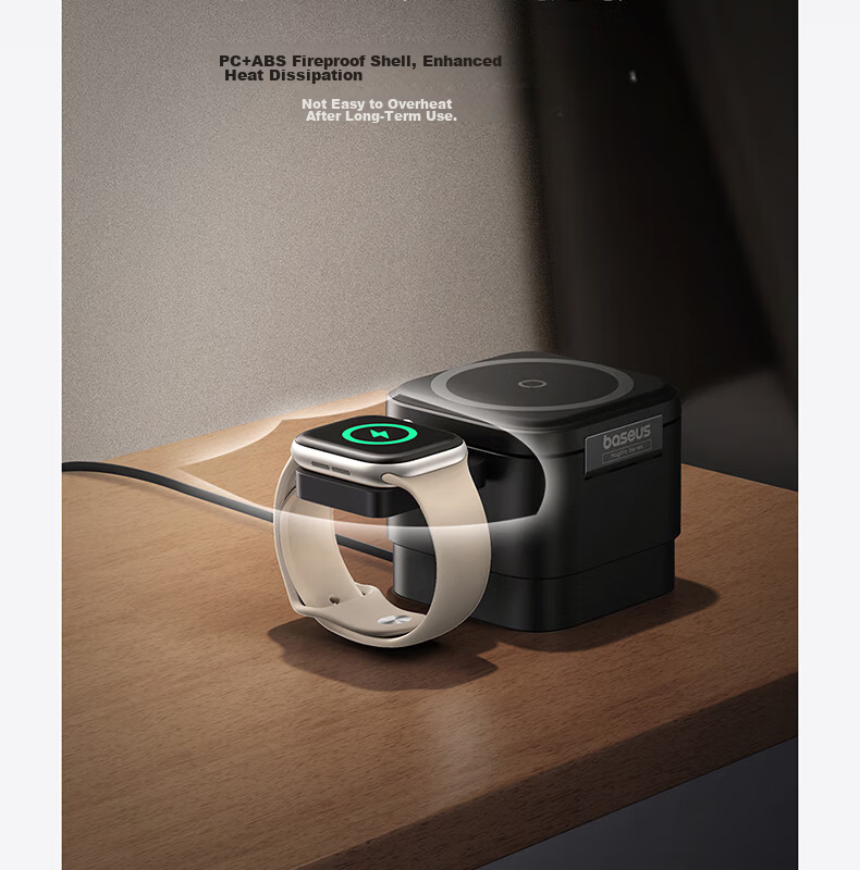 Baseus MagSafe Magnetic Fast Charging 15W Foldable Wireless Charger Compatible with IPhone 17/16/15/14/13/12 Pro Max 13