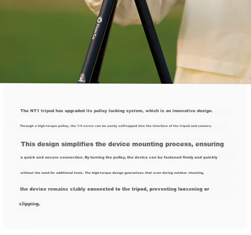 XBOT GO NT4 Ultra-High Position Football Basketball Camera 4m Quick-Mount Live Streaming Tripod Anti-Tip Portable Outdoor 3
