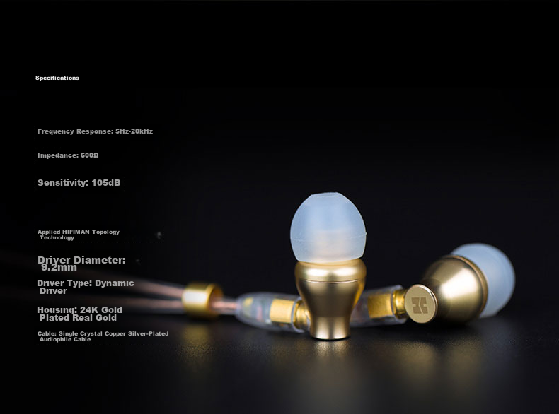 HIFIMAN RE800 Silver Topology Diaphragm Dynamic In-Ear Headphones, HIFI Audiophile Lossless Over-Ear Earbuds 9