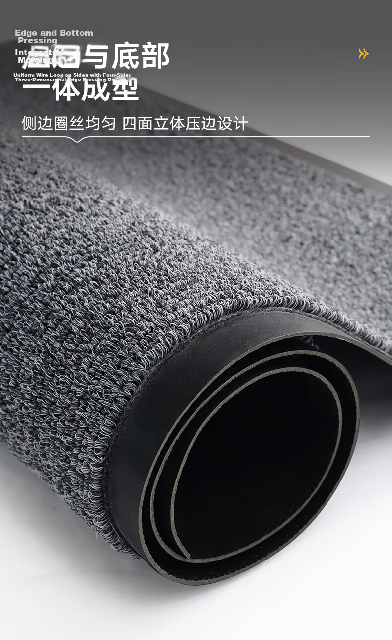 Boneng Commercial High-End Entrance Door Mat, Outdoor Foot Mat, Indoor Doorway Mat, Xunisi Circular Floor Mat, 120x180cm 10
