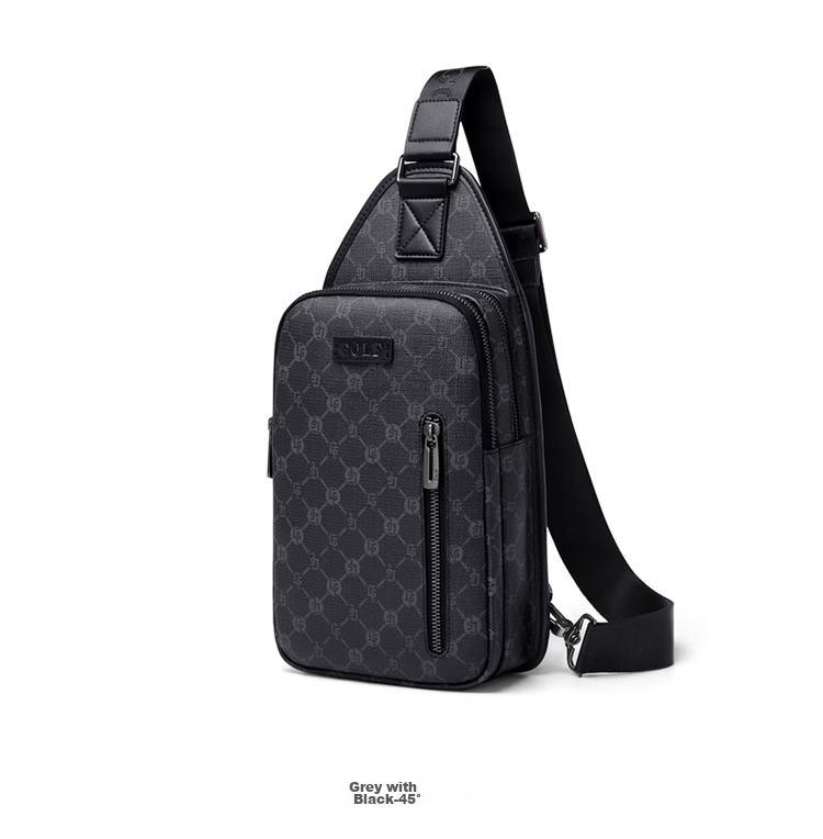 GOLF Men's Large Capacity Chest Bag Printed Crossbody Shoulder Bag Casual Business Small Backpack Phone Bag Trendy Sports Bag 17