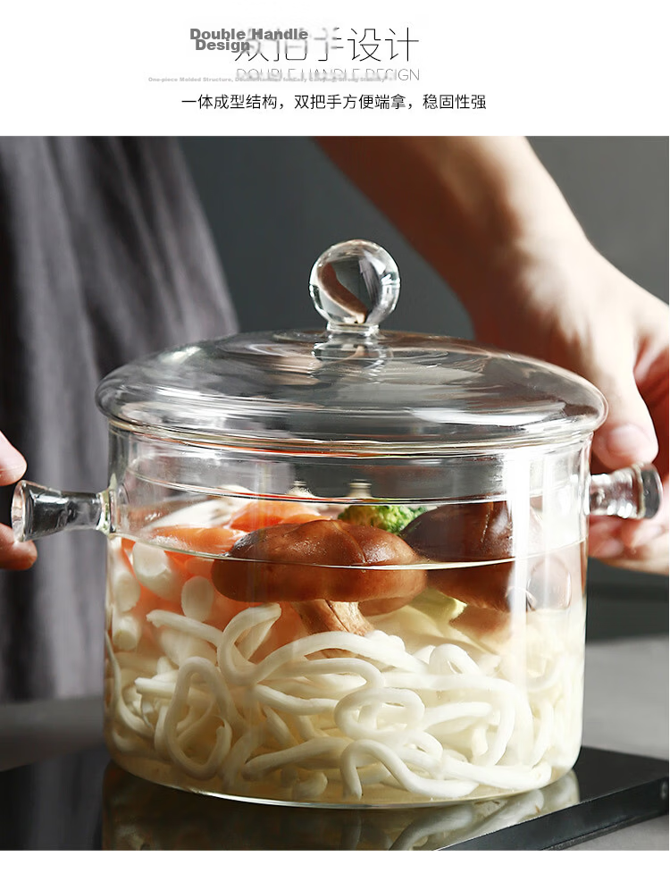 Quanshi Korean Yellow Aluminum Pot, Dormitory Noodle Pot, Ramen Pot, Hot Pot Soup Pot, Small Cooking Pot, Double-Ear Instant Noodle Cooking Pot, 20cm 5
