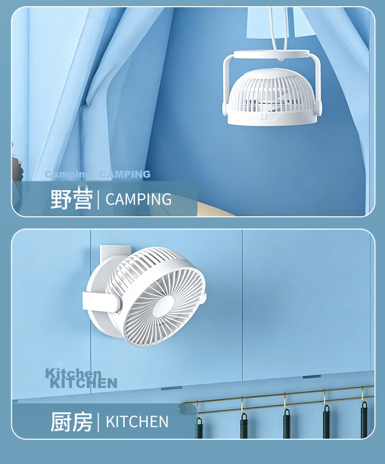 Shinee USB Mini Fan, Metal Small Electric Fan, Desk Fan, Compact Fan, Mini Table Fan for Student Dormitory, Bedside, Office, Quiet Desktop Electric Fan FB4-01 4