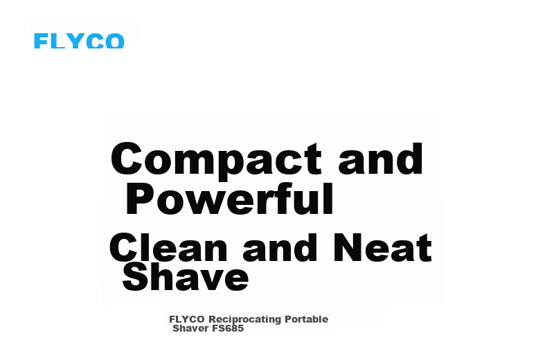 FLYCO FS685 Electric Men's Shaver Reciprocating Portable Razor Gift for Boyfriend Husband Dad Father's Day Tianji Black Recommended by Wang Yibo 2