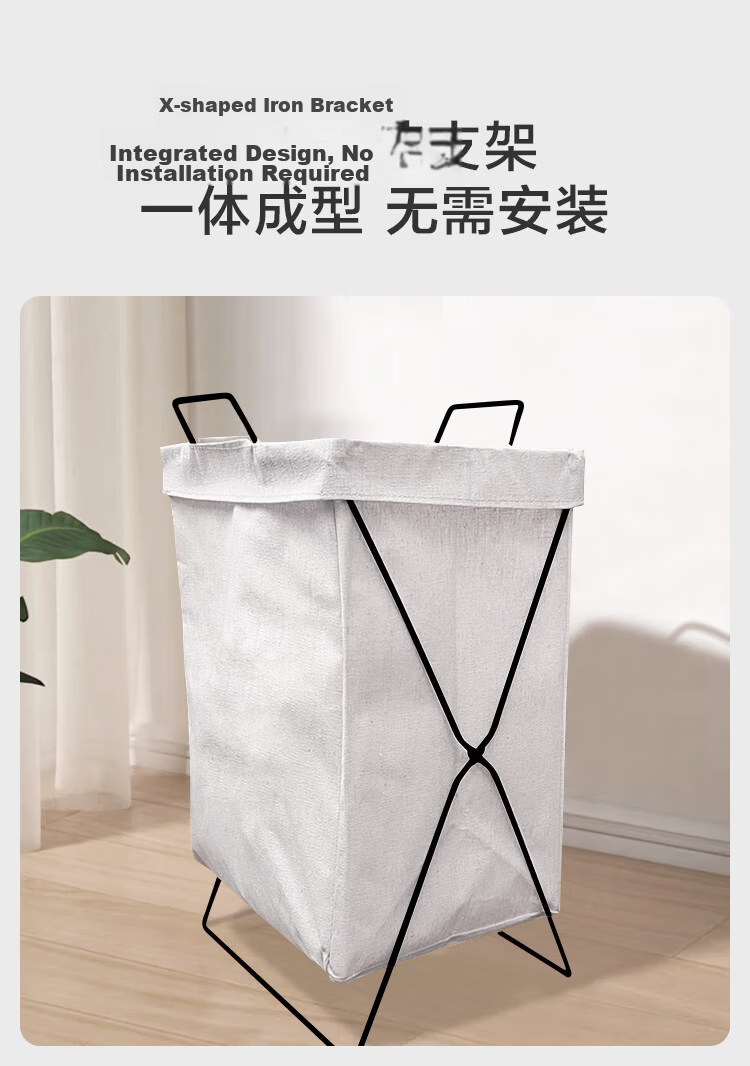 JD Original Foldable Laundry Hamper with Wheels for Home Bathroom Storage, Wide Laundry Basket with Wheels [Wider] 6