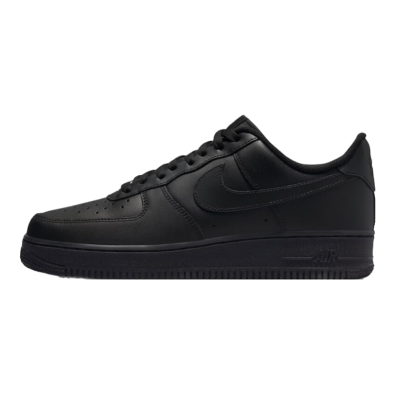 Nike Men's Air Force 1 AF1 Low Top Sneakers CW2288-001 Black Size 43