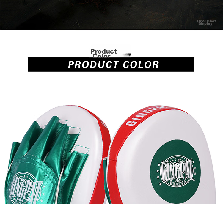 Competitive Edge Professional Boxing Target for Adults, Muay Thai, MMA, and Taekwondo Training Precision Target with Small Hand Target for Kicking - White and Green, One Size 9