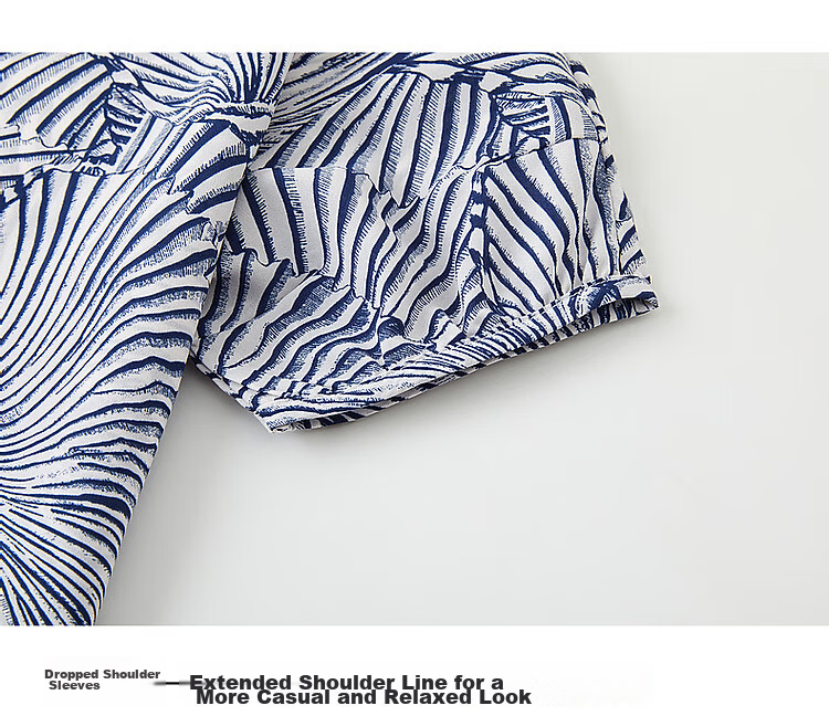 Dme [Line Aesthetics] Summer French Retro Striped Shirt Silky Soft Comfortable Chiffon Slimming Blouse for Women 7