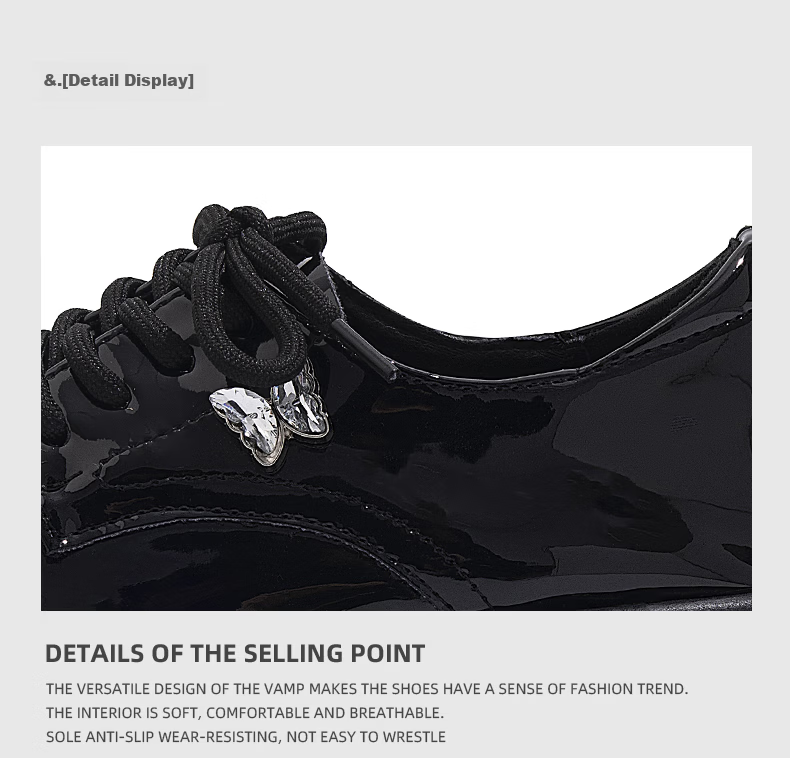 Global Platform Loafers Women 2026 New Summer Bowknot Versatile Casual Black Leather Shoes Height Increasing Flats 3