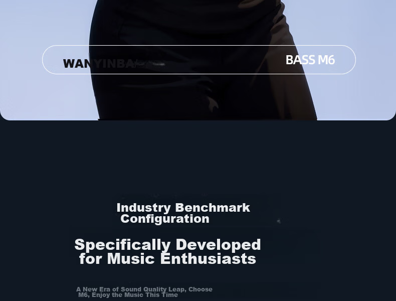 WANYINBA M6 Bluetooth Speaker, 30W Power, High Volume, Outdoor Portable Waterproof Small Speaker, Car-Mounted Cycling, High-Quality Sound, Ultra-Heavy Bass, Blue Flagship Versio 3