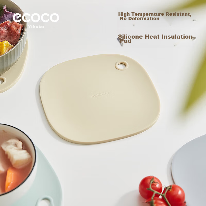 Ecoco Heat-Resistant Silicone Oven Gloves Non-Slip Thickened High-Temperature Resistant Microwave Baking Oven Gloves E2252