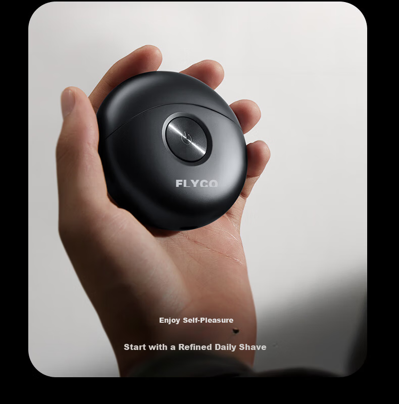 FLYCO [Recommended by Wang Yibo] Small UFO Men's Electric Shaver Portable Beard Trimmer FS891 Silver - Birthday Holiday Gift for Boyfriend Husband Dad Father 23