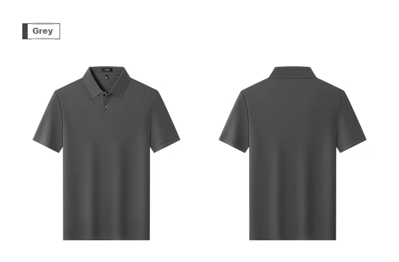 FIRS 100% Cotton Mercerized Summer Short Sleeve Polo Shirt 2026 New Men's T-Shirt High-End Top 24