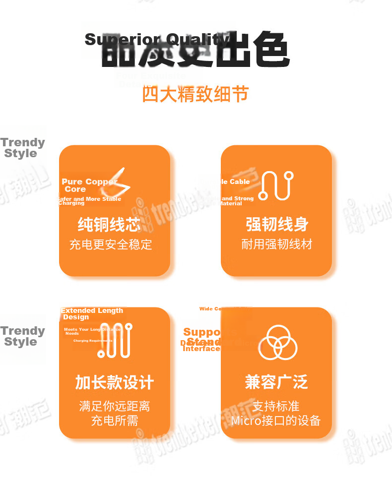 ChaoFan Compatible Power Extension Cable for Xiaomi 2K PTZ Camera 3M, Ezviz, Lechange 360, Huawei, Xiaopai, Xiaobai, TP-Link Surveillance Power Cable, Android Charging Cable 2