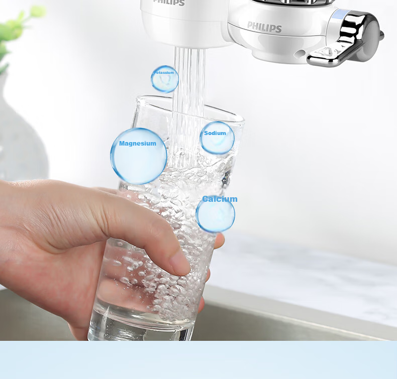 PHILIPS Kitchen Faucet Water Purifier Pre-Filter Ultrafiltration Faucet Filter WP3811 One Unit Two Cartridges Set 3