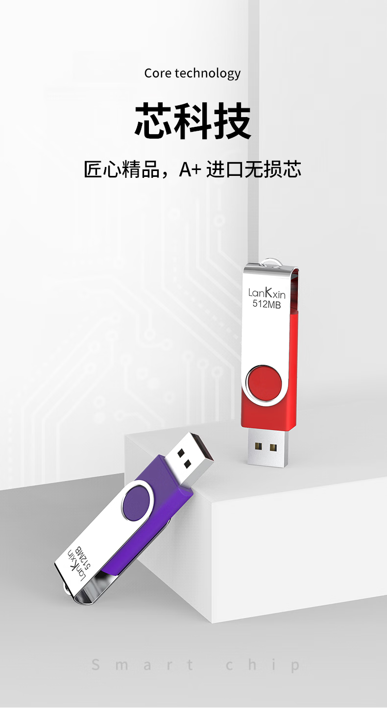 LanKxin 512MB USB 2.0 Flash Drive TB108 Professional Bidding USB Drive Corporate Tender Low Capacity Label Lossless Computer USB Pen Drive 10 Pieces/Box 6